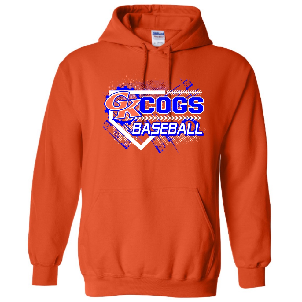 GK Boosters Baseball Orange Hoodie