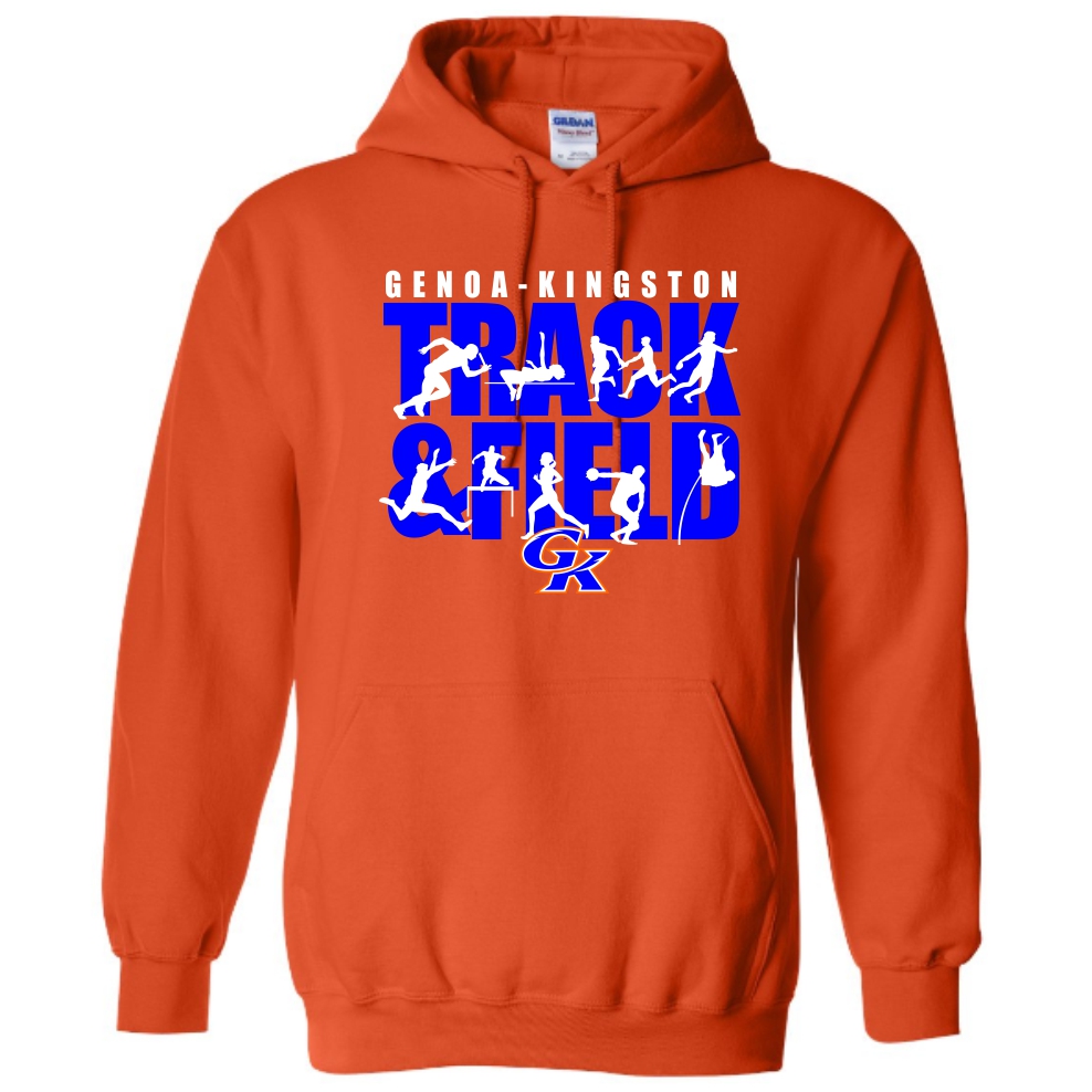 GK Boosters Track & Field Orange Hoodie